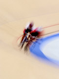 Blurred Action of Cyclist Competing on the Track Fotografie-Druck von Chris Trotman