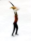 Blurred Action of Pairs Figure Skaters, Torino, Italy Photographic Print by Chris Trotman