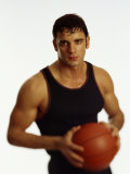 Portrait of Male Basketball Player. Photographic Print by Chris Trotman
