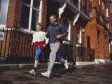 Mature Couple Out on a Fitness Run Photographic Print by Chris Cole
