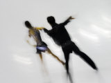 Blurred Action of Pairs Figure Skaters, Torino, Italy Photographic Print by Chris Trotman