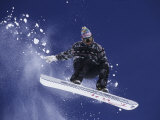 Snowboarder Flying Throught the Air, USA Lámina fotográfica Snowboarder Flying Throught the Air, USA Lámina fotográfica
