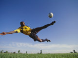 Soccer Player in Action Photographie