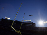American Football Field Goal Post Photographic Print by Paul Sutton