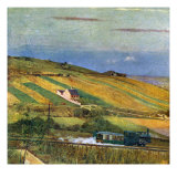 Countryside Outside Vienna, 19th Century Reproduction procédé giclée par Emanuel Baschny