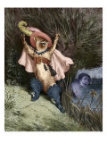 Puss in Boots Giclee Print by Gustave Doré