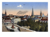 Essen, Germany - View of the city centre, Early 20th century Giclée-Druck von Hugh Thomson