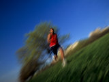 Male Runner Out for a Fitness Run, New York, New York, USA Photographic Print by Chris Trotman