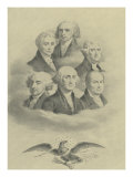First six presidents of the United States of America Lámina giclée por Kate Greenaway First six presidents of the United States of America Lámina giclée por Kate Greenaway