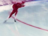 Blurred Action of Speed Skater Photographic Print by Paul Sutton Blurred Action of Speed Skater Photographic Print by Paul Sutton