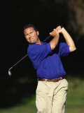 Male Golfer in Action Photographic Print by Chris Trotman