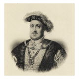 Henry VIII, King of England 1491-1547 Reproduction procédé giclée