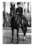 Tomas Garrigue Masaryk on horseback, Czechoslovakia's first President, March 1850 - September 1937 Giclee Print by . .