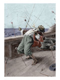 The Life and Adventures of Robinson Crusoe by Daniel Defoe Reproduction procédé giclée par Joseph Finnemore
