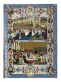 Weddings of Queen Victoria's son to Princess Alexandra of Denmark and grandson to Princess Mary Giclee Print by John Rae