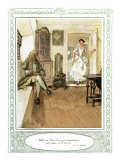 Oliver Goldsmith's play - 'She Stoops to Conquer or The Mistakes of a Night' Act 3, Scene 1 Giclee Print by Hugh Thomson