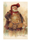 William Shakespeare's comic character Sir John Falstaff Giclee Print