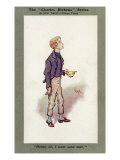 The Adventures of Oliver Twist by Charles Dickens - Oliver asking for more food Giclee Print by Joseph Clayton Clarke