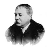 William Dean Howells c. 1880. American realist author Reproduction procédé giclée