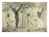 Practical Christianity, political caricature on the maltreatment of slaves by Richard Newton Giclee Print by Richard Newton