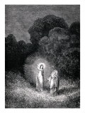 The Divine Comedy, Hell by Dante Alighieri - La Divina Commedia, L'Inferno - Canto II Giclee Print by Gustave Doré