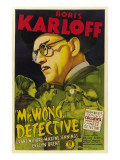 Mr. Wong, Detective, Evelyn Brent, Boris Karloff, 1938 Print