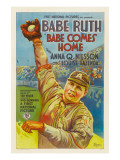 Babe Comes Home, Babe Ruth, Style 'A' Poster, 1927 Posters