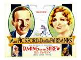 The Taming of the Shrew, Douglas Fairbanks, Mary Pickford, Mary Pickford, Douglas Fairbanks, 1929 Lámina