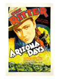 Arizona Days, Tex Ritter, 1937 Posters