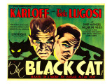 The Black Cat, Boris Karloff, Bela Lugosi, 1934 Kunstdrucke