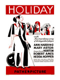 Holiday, Poster Art, 1930 Print