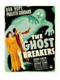 Ghost Breakers, Paulette Goddard, Bob Hope on Window Card, 1940 Photo