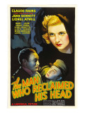 The Man Who Reclaimed His Head, Lionel Atwill, Claude Rains, Joan Bennett, 1934 Photographie