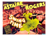 Swing Time, Ginger Rogers, Fred Astaire, 1936 ジクレープリント
