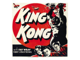 King Kong, Jumbo Window Card, 1933 Affiche