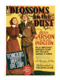 Blossoms in the Dust, Greer Garson, Walter Pidgeon on Midget Window Card, 1941 Posters