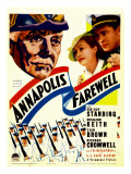 Annapolis Farewell, Sir Guy Standing, Rosalind Keith, Tom Brown on Midget Window Card, 1935 Póster