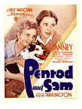 Penrod and Sam, Leon Janney, Frank 'Junior' Coghlan on Window Card, 1931 Prints