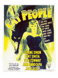 Cat People, Simone Simon on Window Card, 1942 Poster