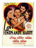 Love Finds Andy Hardy, Judy Garland, Mickey Rooney, Ann Rutherford, 1938 Poster