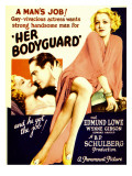 Her Bodyguard, Wynne Gibson, Edmund Lowe, Wynne Gibson on Midget Window Card, 1933 Posters