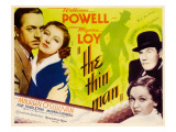 The Thin Man, William Powell, Myrna Loy, 1934 Affiche