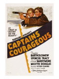 Captains Courageous, Freddie Bartholomew, Spencer Tracy, 1937 Poster