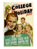 College Holiday, Mary Boland, Jack Benny, Gracie Allen, George Burns, Martha Raye, 1936 Photographie
