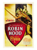 The Adventures of Robin Hood, Errol Flynn, Olivia De Havilland, 1938 Posters