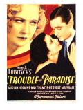 Trouble in Paradise, Miriam Hopkins, Kay Francis, Herbert Marshall on Midget Window Card, 1932 Photographie