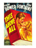 This Above All, Tyrone Power, Joan Fontaine, 1942 Pósters