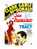 San Francisco, Jeanette Macdonald, Clark Gable, 1936 Prints