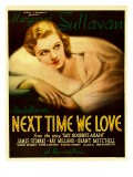 Next Time We Love, Margaret Sullavan on Window Card, 1936 Posters Next Time We Love, Margaret Sullavan on Window Card, 1936 Posters