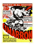Cimarron, Richard Dix, Irene Dunne on Window Card, 1931 Posters